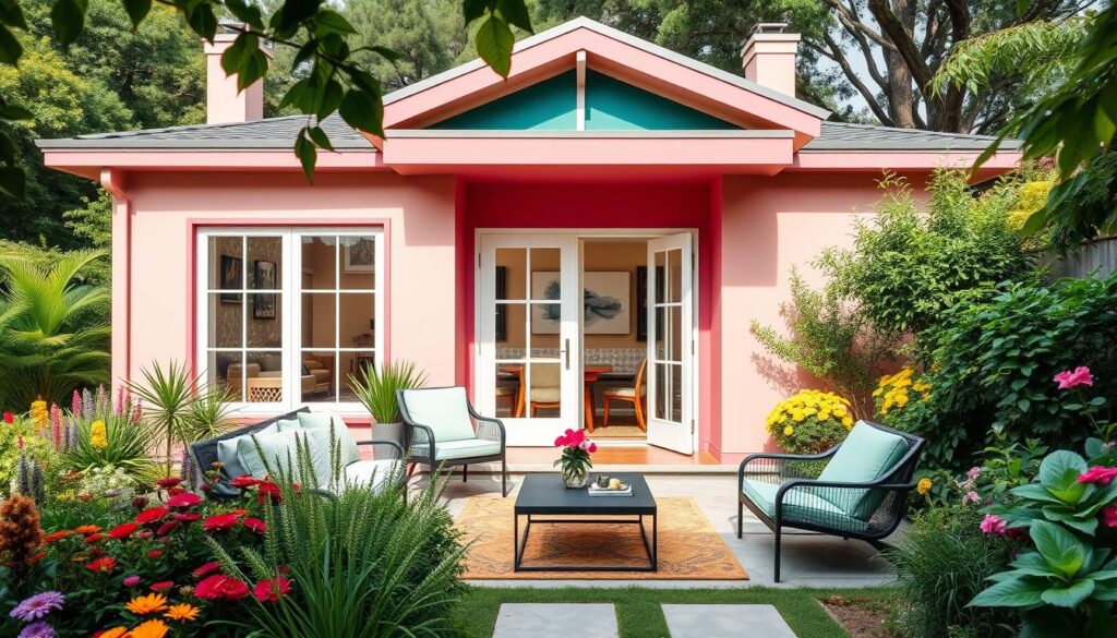 Moderne Farbtrends für Gartenhäuser