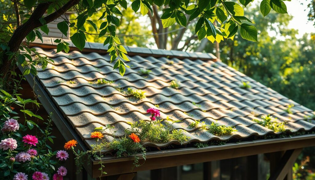 Umweltfreundliche Gartenhaus Dachplatten