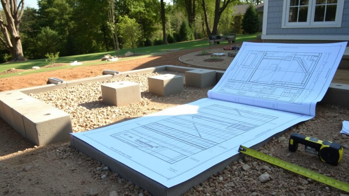 Fundament für das Gartenhaus – Richtig planen und anlegen