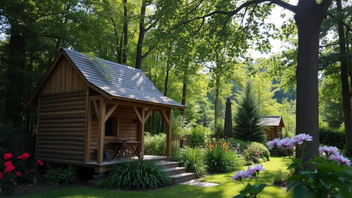 Gartenhaus Holz ohne Fundament