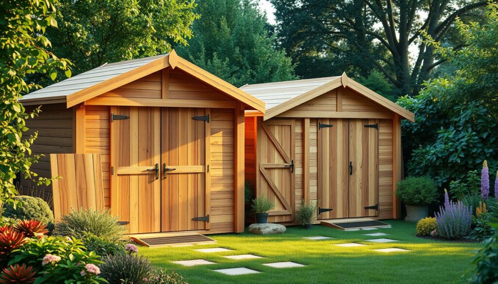 Holzarten für Gartenhäuser