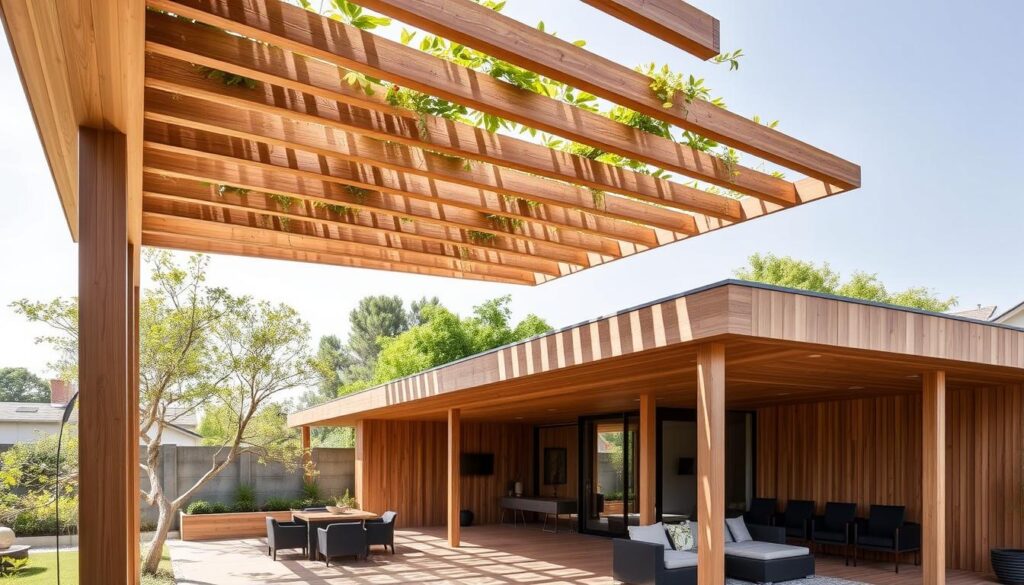 Moderne Holz-Terrassenüberdachungen Design