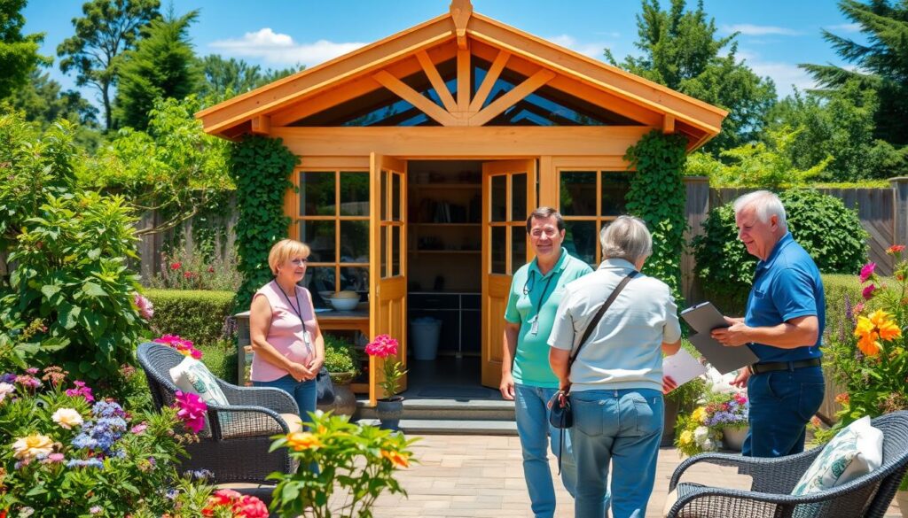 Mr. GARDENER Kundenservice für Holz-Gartenhäuser