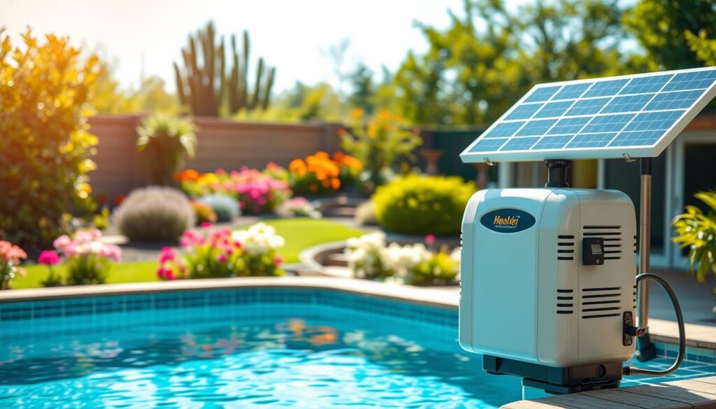 Energieeffiziente Poolheizung Solaranlage