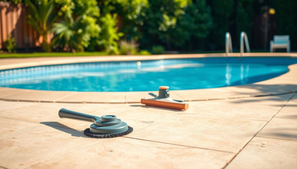 Poolwartung und Reinigung