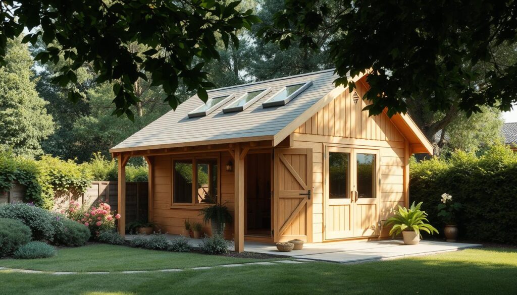 Technische Alternativen bei kleinen Gartenhäusern