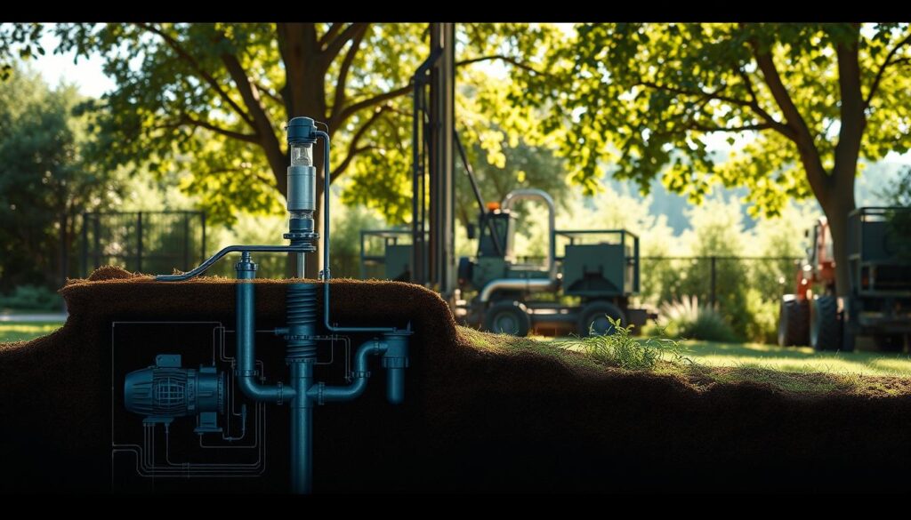 Technische Ausstattung Brunnenbau